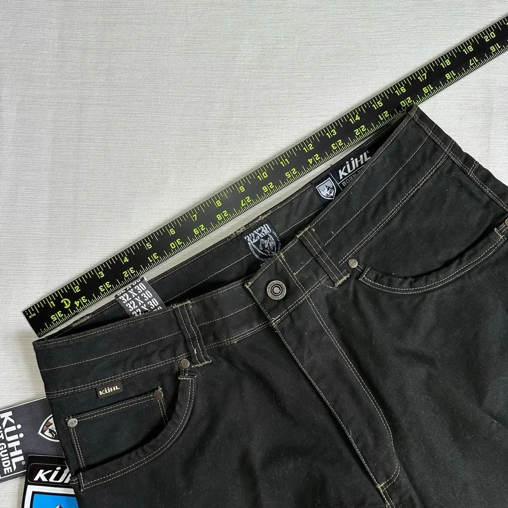 NWT Kuhl Rydr Vintage Patina Dye Pants Men 32x30 Dark Gray Hiking Outdoors